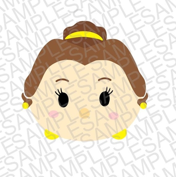 Disney Inspired Belle Tsum Tsum SVG DXF and by ...