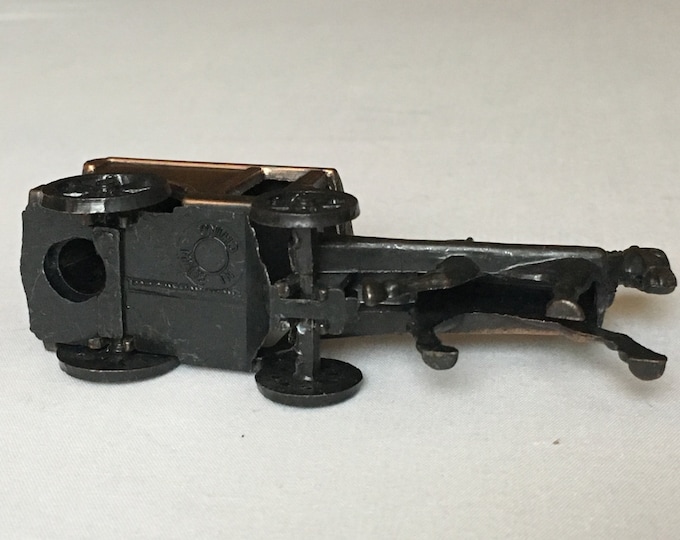 Storewide 25% Off SALE Vintage Die Cast Miniature Horse & Buggy Lead Pencil Sharpener Featuring Unique Design Accents