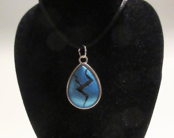 Steven Universe Lapis Lazuli Inspired Cracked Gem Necklace