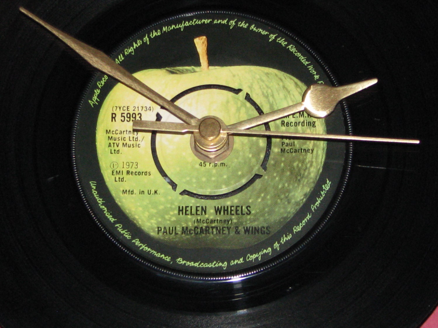 Paul McCartney & Wings Helen wheels 7 vinyl record