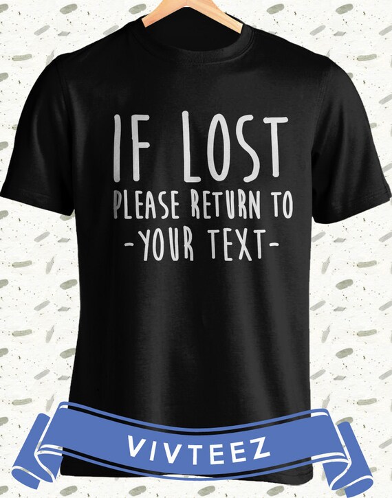 if lost shirt