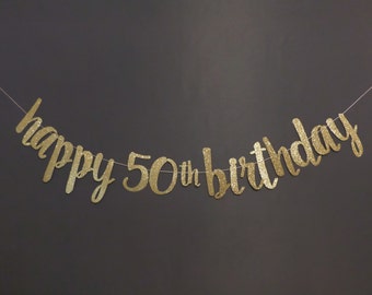 Calligraphy 50th | Etsy