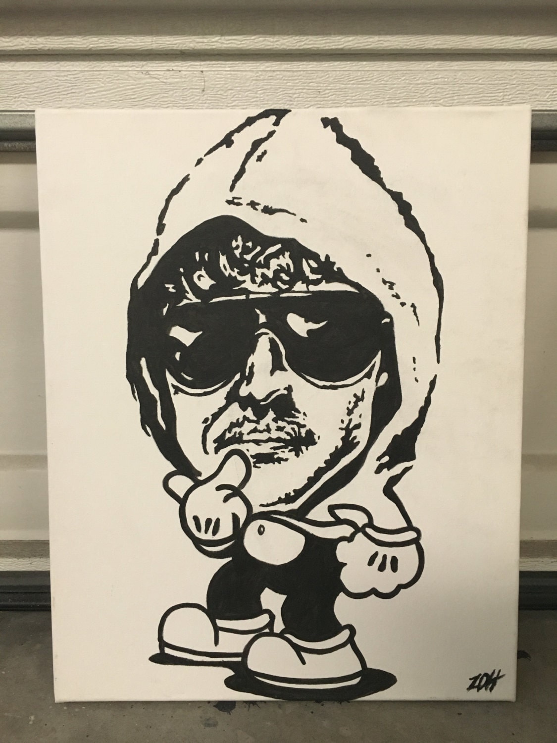 Ted Kaczynski Unabomber painting by nobodywins on Etsy