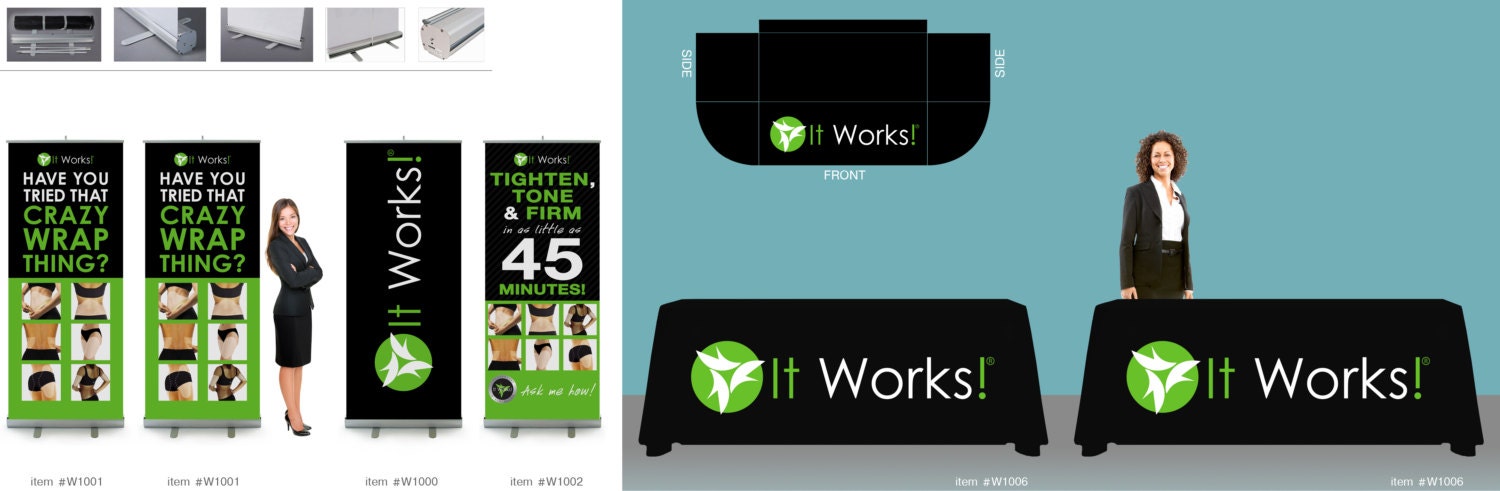 4 Banners  It Works  Global Wraps Retractable Banners  7ft by dalmen