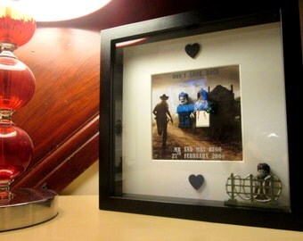 Walking Dead Gift - Lego Frame - custom!