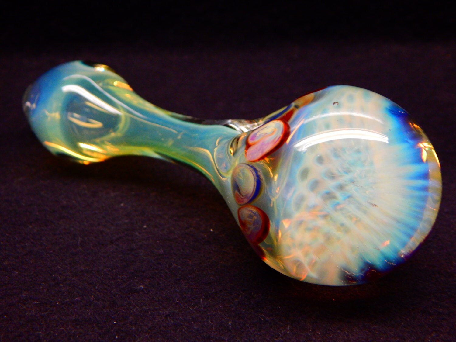 Glass pipe fumed Simple by Dutchartglass