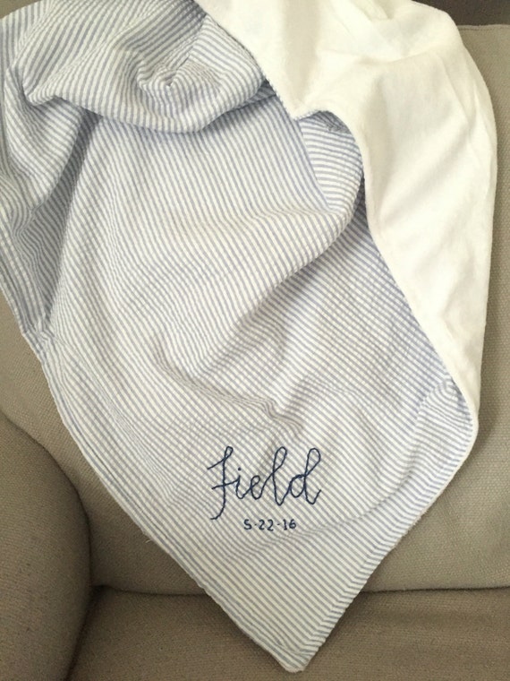 Custom blanket Personalized throw blanket by HookAndHoop on Etsy