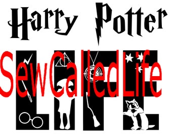 Harry Potter Life- Hufflepuff - Harry Potter inspired SVG for shirts or decals