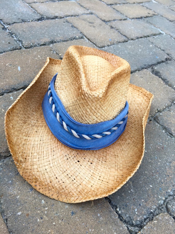 Items similar to Sun hat, Nashville, straw hats, cowboy hat, cowgirl