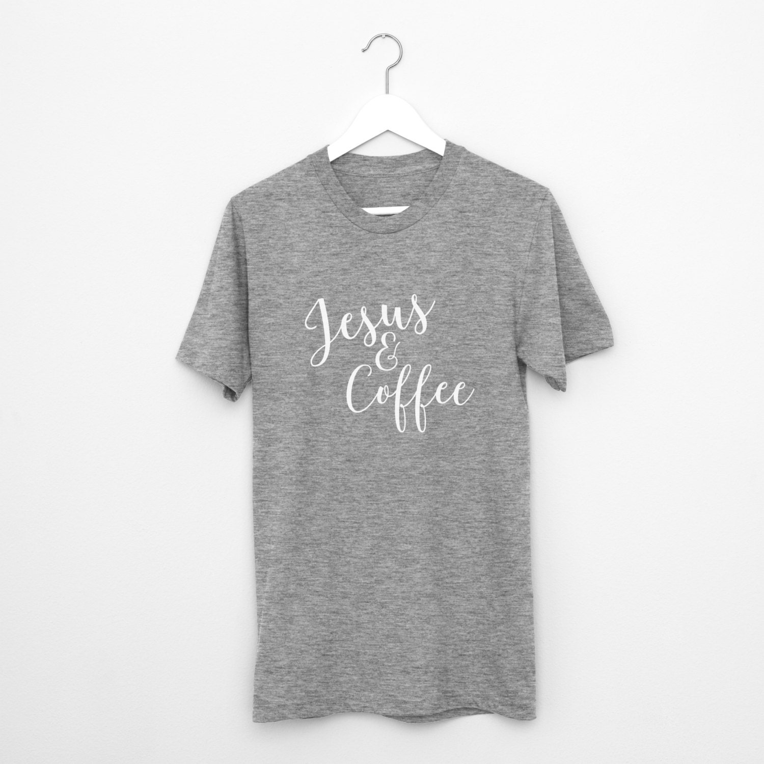 Jesus And Coffee Unisex T Shirt Christian T Shirt