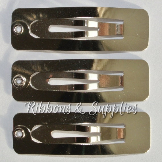 35mm Small Metel Snap Hair Clips