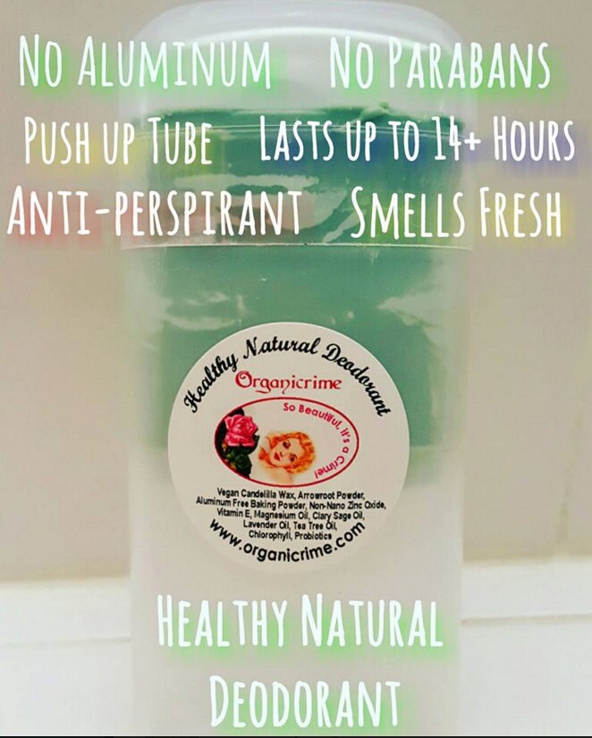Natural Deodorant that is Healthy for you made with by Organicrime