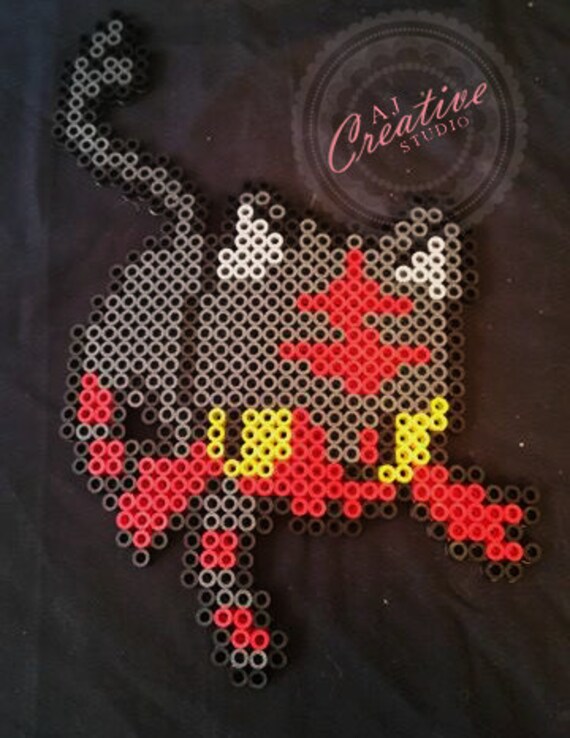 Litten Pokemon Perler Bead