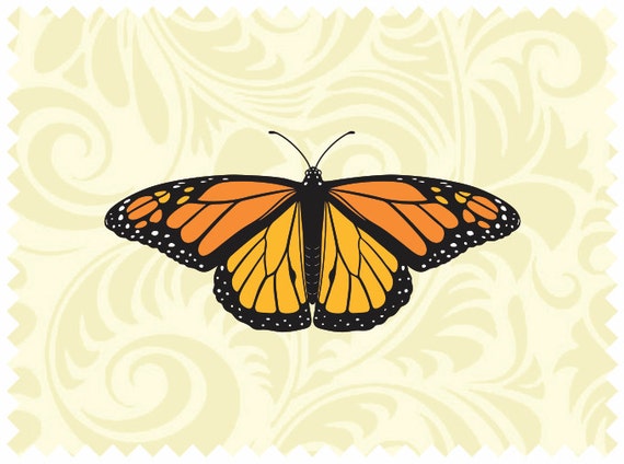 Download File di Monarch Butterfly clipart SVG vettoriale ferro