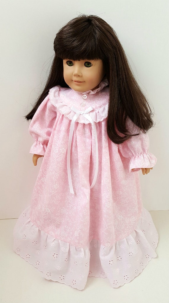 American Girl Doll Clothes Flannel Nightgown by ILuvmCreations