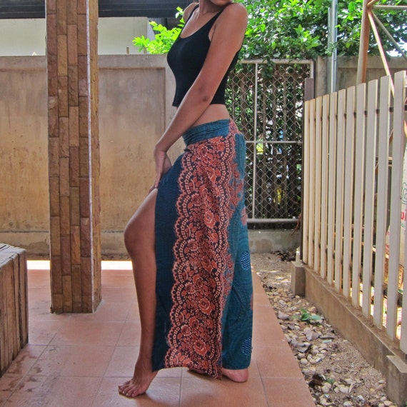 open leg pants