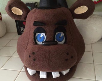 Freddy Fazbear, Five Nights at Freddy's Costume Mask. Movable jaw!! FNAF!!