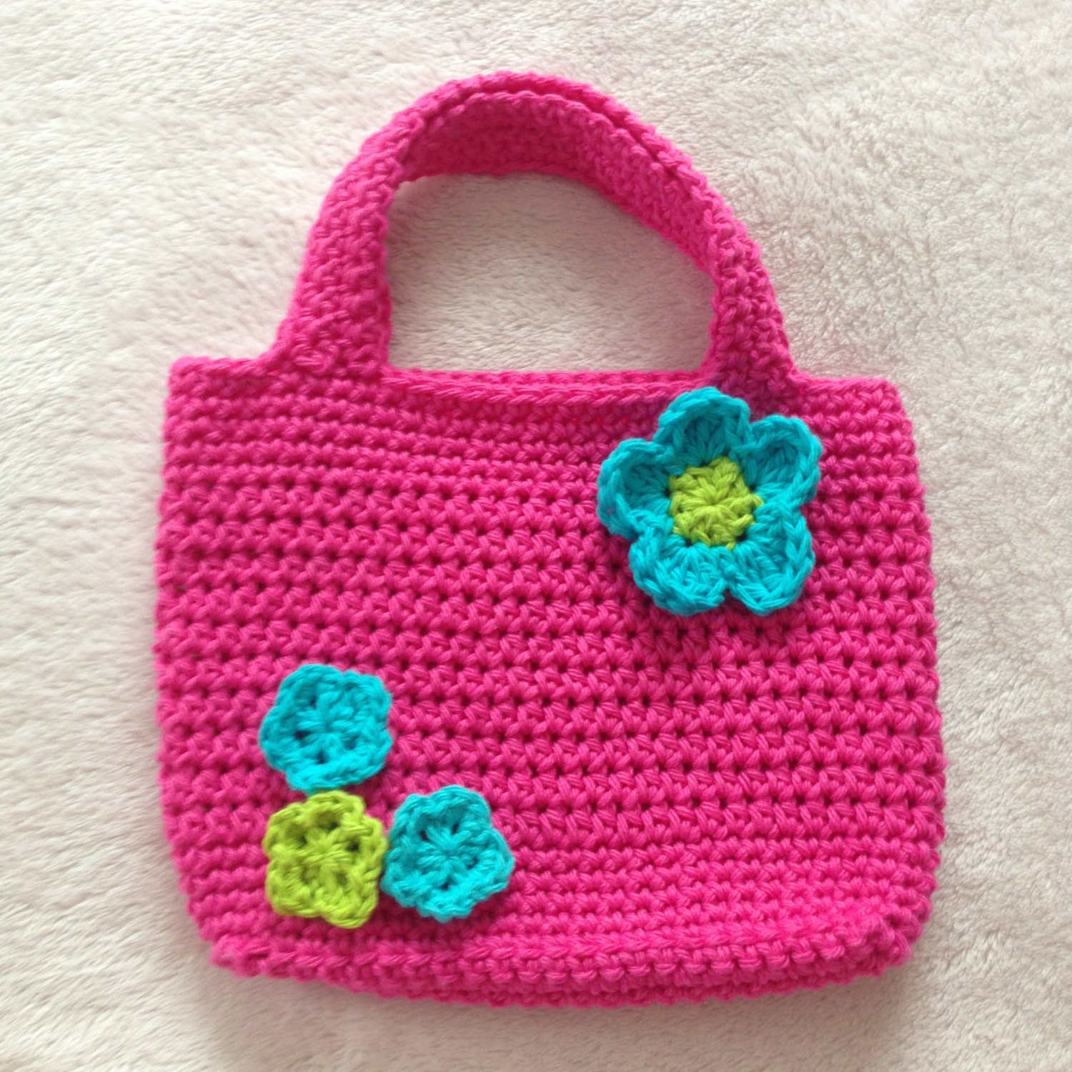 Crochet Purse Pattern / Tutorial Little Pink Purse with