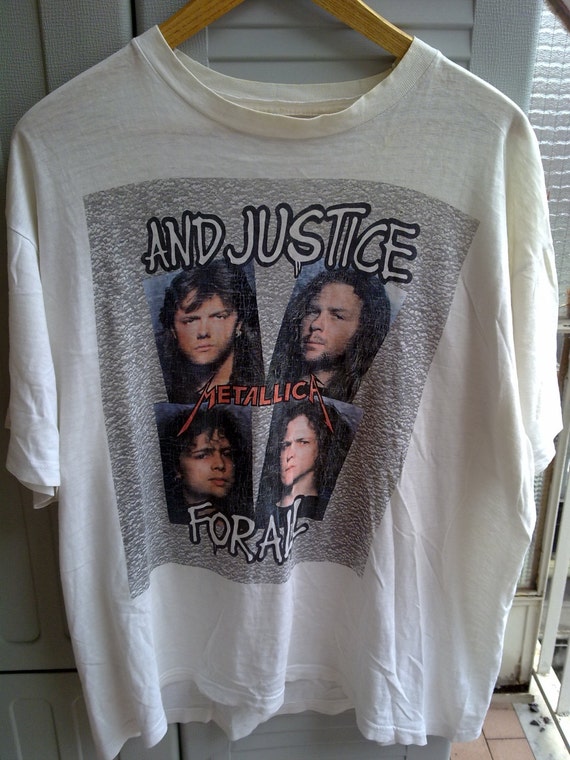 metallica and justice for all shirts