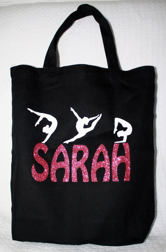 Gymnastic Bag Personalized Gymnastic bag Gym tote Girl gym