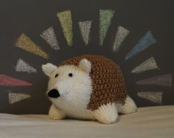 Knit Stuffed Hedgehog (New!)