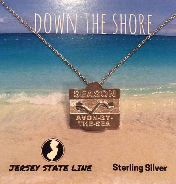 AvonbytheSea Jersey Shore Sterling Silver Beach Badge