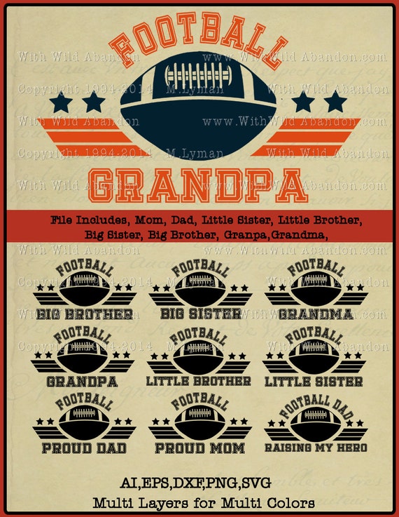 Download Football SVG Football Dad svg Football Mom Football