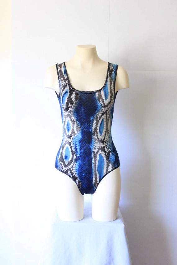 Items similar to Blue Festival Bodysuit: Rave Bodysuit, Lace Bodysuit ...