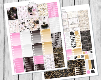 Masquerade Ball Planner Sticker Printable / New Years Eve Planner Stickers / Printable Planner Stickers / New Years Printable Stickers