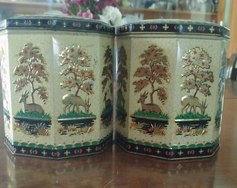 Vintage Peak Frean Cookie Tins-Set of 2