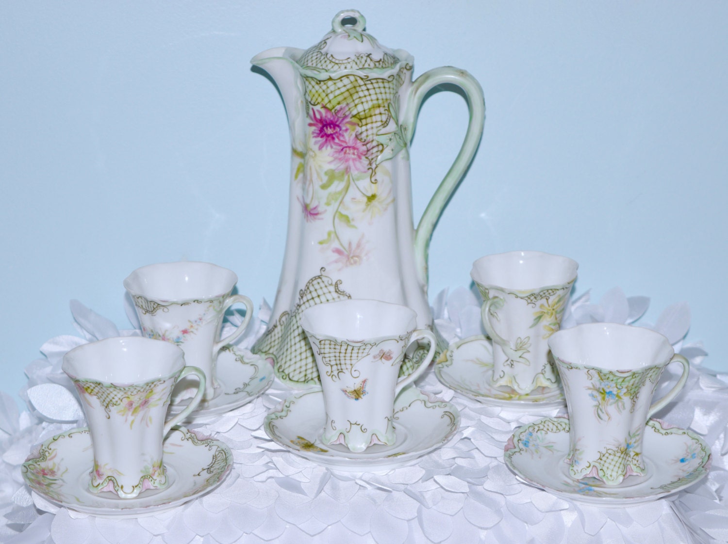 Limoges tea set Haviland Tea set Haviland by BearsVintageRomance