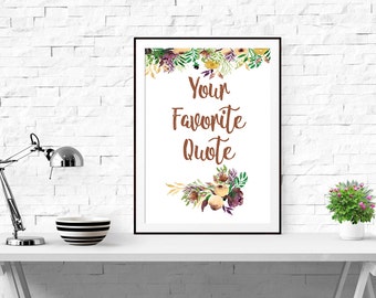 Hand lettered quotes | Etsy