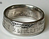 One Shilling Coin Rings