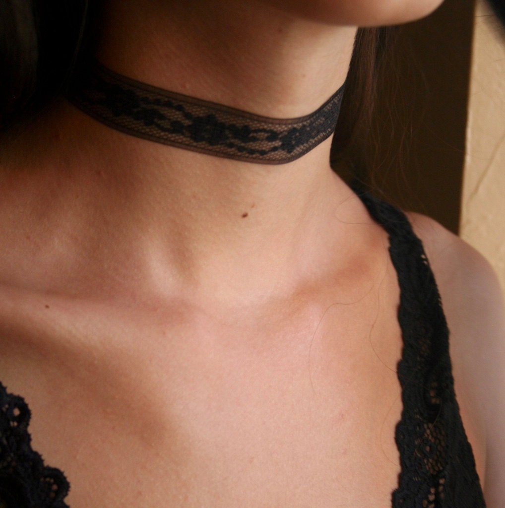 Sale Black Lace Choker Lace Choker Black Choker Gothic