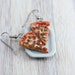 Bacon Pizza Earrings