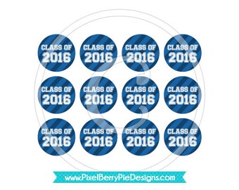 1 inch Circles DIY Collage Sheet Printable by PixelBerryPieDesigns