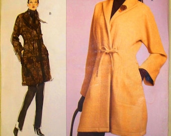 vogue todays fit pattern 1060 ~ designer sandra betzina coat ~ (2008) ~ UNCUT