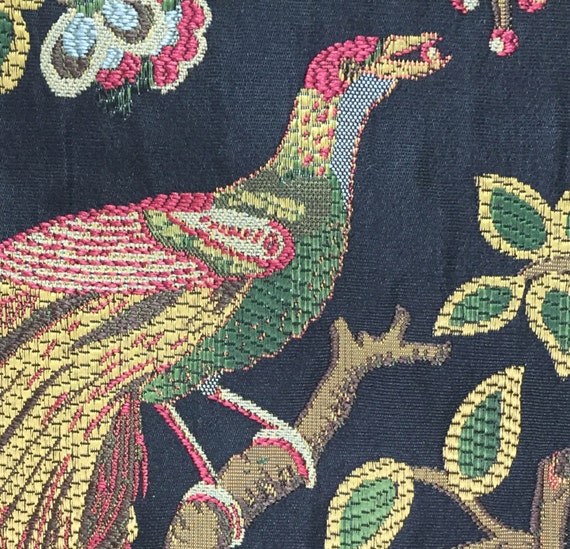 Exotic Bird Fabric 4 Embroidery Bird Pattern Samples