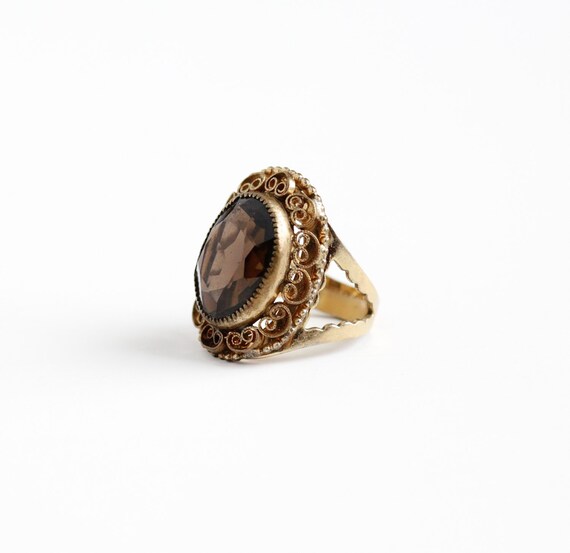 Glass Band Ring Filled With Silver Glass Band Ring Filled With Silver