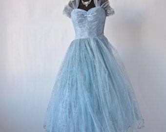 ice blue tulle skirt
