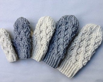 crochet pattern crochet mitten pattern the cadence mittens mitten ...
