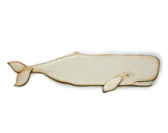 Wooden Whale Wall Art sperm whale 36 in. wood carving white whale wood whale Wooden Whale Wall Art sperm whale 36 in. wood carving white whale wood whale