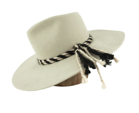 western weight beaver blend fur felt fedora hat with mohair