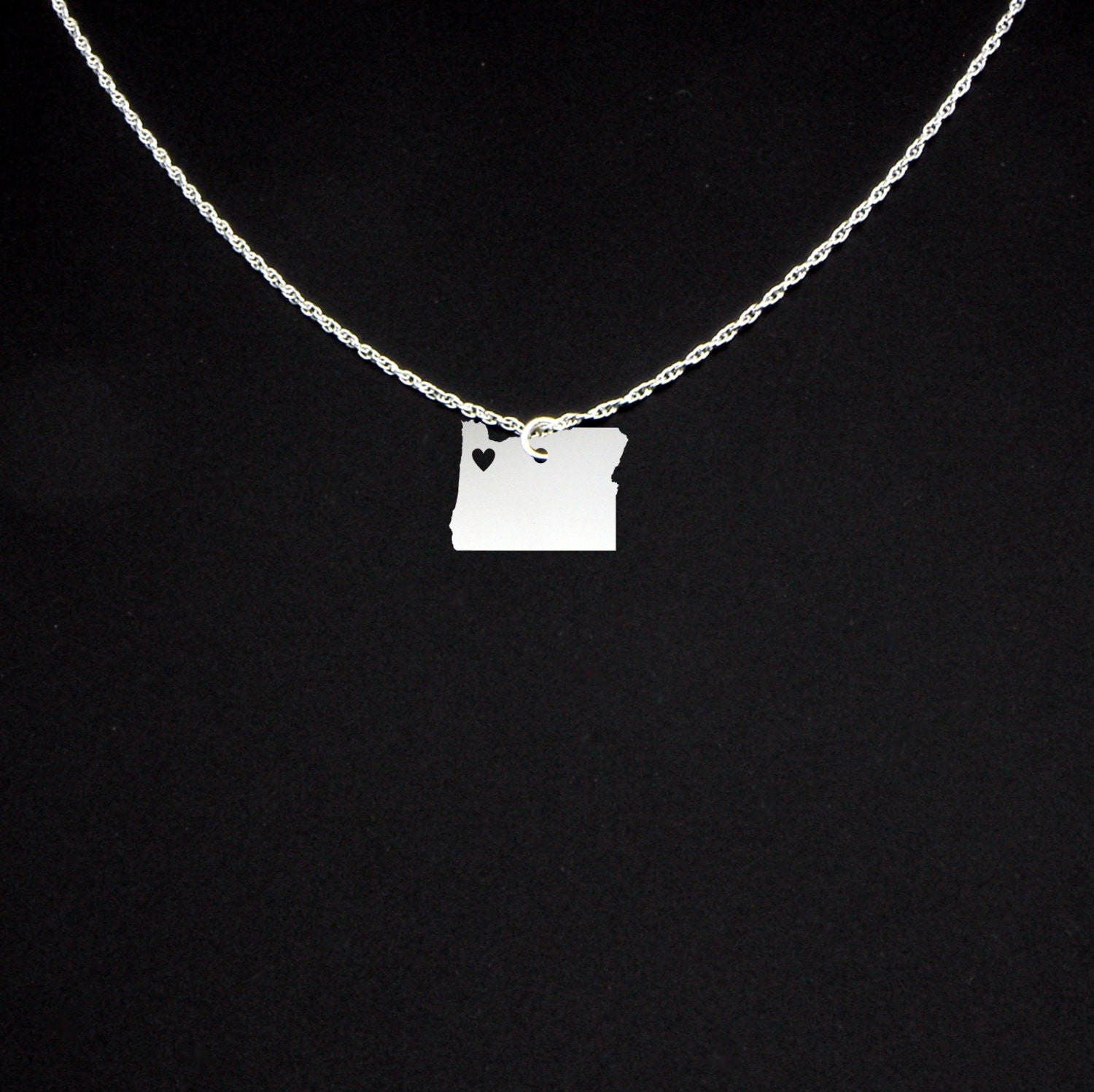 Oregon Necklace Oregon Jewelry Oregon Gift