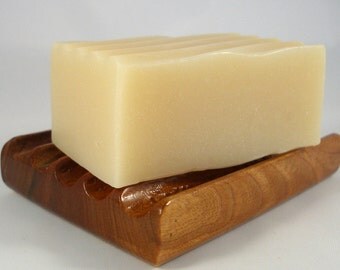 Solid Shampoo Bar | Natural Handmade Shampoo Bar with Rosemary & Tea Tree - 4.5oz/130g - Normal to Dry Hair - Palm Oil and SLS Free