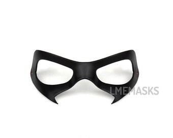 Harley Quinn Insurgency Black Leather Mask Cosplay Robin Masquerade Carnival Mardi gras Costume Halloween Nightwing Ms Marvel Catwoman Cat