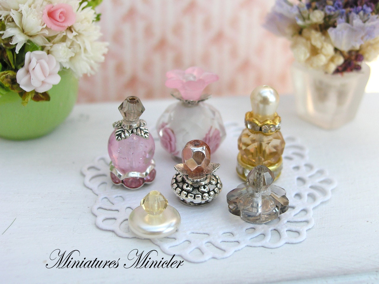 Miniature Dollhouse Perfume Set