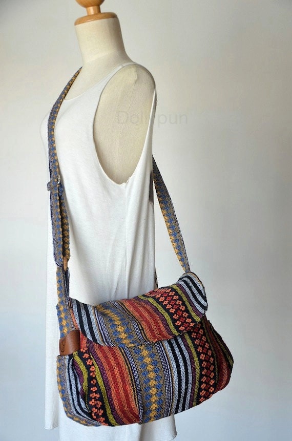 Hippie Messenger Bag Handbags Nepali Woven Bag Crossbody Bag Camera Bag