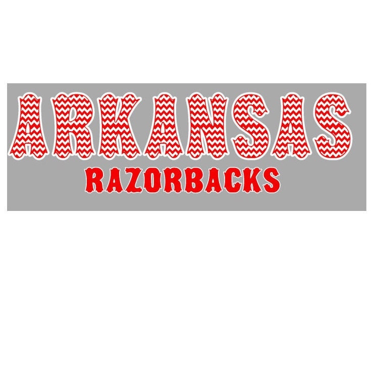 Download Arkansas Razorbacks for Jersey Tuscan chevron SVG Studio ...