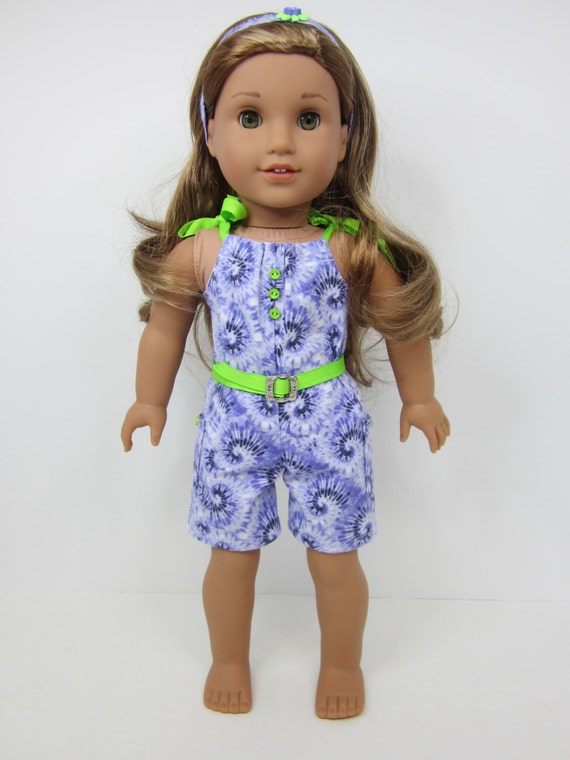 American girl doll clothes Lea Clark inspired purple romper | Etsy ...